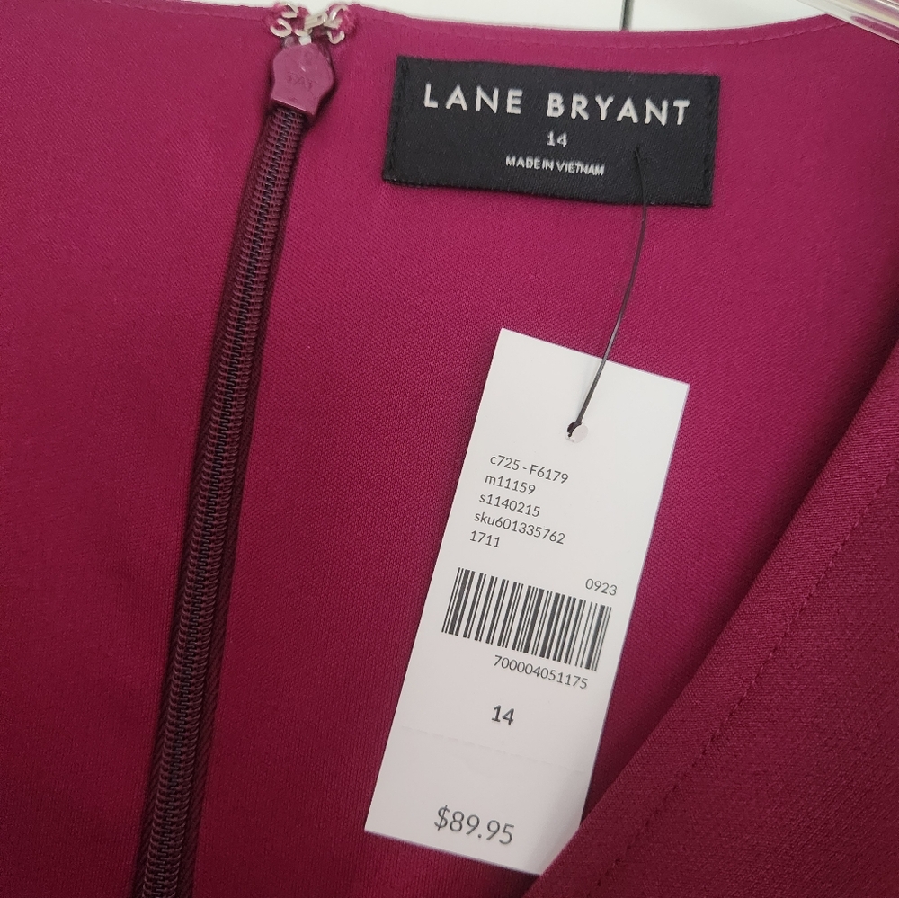 Lane Bryant Lena V-Neck Midi Dress - Picture 5 of 7